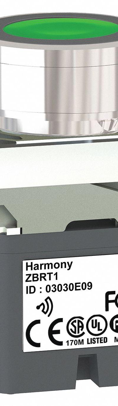 SCHNEIDER ELECTRIC Wireless Push Button Transmitter: 22 mm Panel - Non-Illuminated Panel-Mount Push Buttons with Transmitters