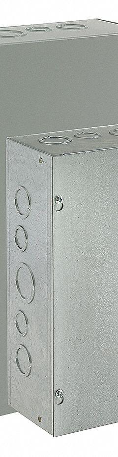 HOFFMAN Enclosure: Steel, 36 in x 36 in x 6 in, NEMA 1, Solid Cover, Screw On, Painted (MPN ASE36X36X6NK). Key specifications — Brand: HOFFMAN; Closure Method: Screws; Knockouts: Not Included.