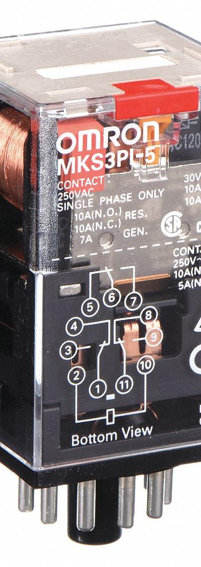 OMRON General Purpose Relay: Socket Mounted - Socket-Mounted Relays