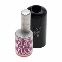 POLARIS Compression Pin Terminal: 500 kcmil Pin Size, Offset Pin Orientation (MPN PTO-500). Key specifications — Brand: POLARIS; For Conductor Material: Copper.