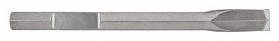 DEWALT Chisel Bit: 1 in Head Wd, 15 3/4 in Overall Lg, 21/32 in Shank Dia - Self-Sharpening Chisel Bits for Breaker & Demolition Hammers