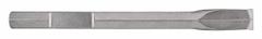 DEWALT Chisel Bit: 1 in Head Wd, 15 3/4 in Overall Lg, 21/32 in Shank Dia, 1 1/8 in Shank Hex Size (MPN DWA5962). Key specifications — attr253714: Surface Material Removal; attr277143: DEWALT.