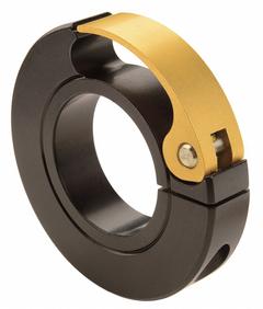 RULAND MANUFACTURING Shaft Collar: 1-Piece, Inch, Round, Clamp On, 3/8 in Bore Dia, Aluminum, 6061 (MPN QCL-6-A). Key specifications — Brand: RULAND MANUFACTURING.