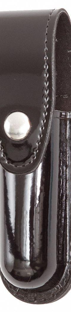 GOULD & GOODRICH, INC. Flashlight Pouch: Black, Synthetic Polymer, High Gloss, Snap Closure (MPN H672-2CL). Key specifications — attr188437: Black; attr188438: Synthetic Polymer; attr188431: Flashlight Pouch.