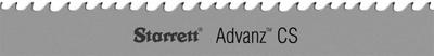 STARRETT Band Saw Blade: Carbide, Advanz(TM) CS, Hardened Chrome Shafts, 13 ft 6 in - Stainless Steel & Hard Alloy Cutting Blades