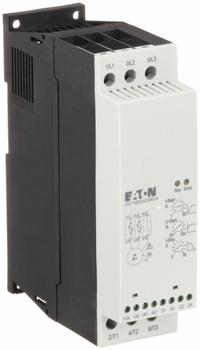 EATON Soft Start: 480V AC, 15.2 A Output Current, No Bypass, NEMA 1, 60/50 Hz, Three Phase, 24V DC (MPN DS7-340SX016N0-N). Key specifications — Control Voltage: 24V DC; Manufacturer Part Number: DS7-340SX016N0-N.