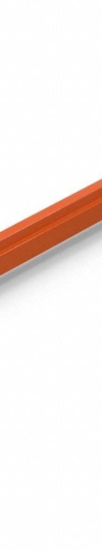 HUSKY RACK & WIRE Beam: Step Beam, Teardrop, 96 in x 2 1/2 in x 3 7/8 in, Roll Formed, Orange (MPN IBX39096). Key specifications — attr36292: HUSKY RACK & WIRE; attr36837: Teardrop; attr36845: Orange.