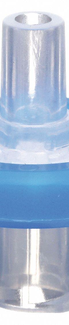 LAB SAFETY SUPPLY Syringe Filter: Sterile, 0.22 um Pore Size, 100 mL Max Capacity - mL, Male, Female (MPN 11L849). Key specifications — Housing Material: Polypropylene; Inlet Connection Gender: Female; Inlet Connection Type: Female Luer Lock; Outlet Connection Gender: Male; Brand: LAB SAFETY SUPPLY; Compatible Product Type: Female Luer Lock Inlet; Filter Material: PVDF; Outlet Connection Type: Male Luer Slip.