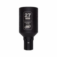 INGERSOLL RAND Impact Socket: Metric, 27 mm Socket Size, 6-Point, Deep, 2 61/64 in Overall Lg (MPN DXS2SM27L). Key specifications — attr1215501: INGERSOLL RAND; attr1215515: Manganese Phosphate; attr1215518: 27 mm.