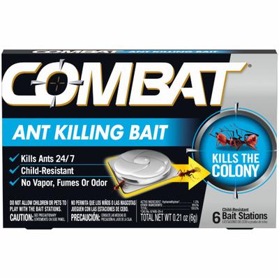 COMBAT Ant Killer Trap: For Use On Crawling Insects, Bait Box Trap, Indoor/Outdoor Use - Crawling Insect Traps