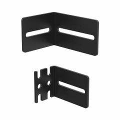 PANDUIT Adjustable Z Bracket: Fiber-Duct, Black, ABS (Fittings)/Rigid PVC (Channel), 1 Channels (MPN FZBA1.5X4). Key specifications — attr1245979: PANDUIT.