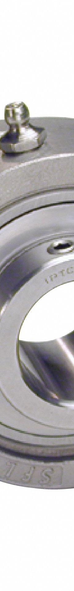 IPTCI BEARINGS 2 Bolt Flange Bearing: Radial Ball, 35 mm Bore, SS, Set Screws, 155 mm Lg, 44.5 mm Wd (MPN SUCSFL207-35MM). Key specifications — Bore Type: Cylindrical; Brand: IPTCI BEARINGS; Lubricant Material: H-1 Grease; Mounting Bolt Size: 7/16 in; Split Housing: Not Split; System of Measurement: Metric.