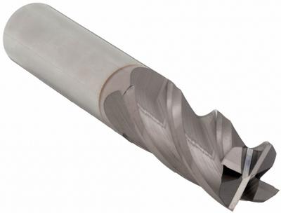 APPROVED VENDOR Square End Mill: Carbide, TiCN Coated, 4 Flute, 11/16" Mill Dia, 1-1/2" LOC - General Purpose Carbide Square End Mills
