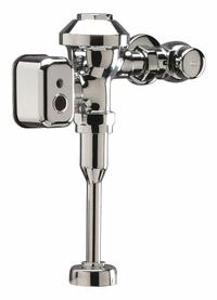 ZURN Automatic Flush Valve: Aquaflush®, 1 gpf Gallons per Flush, Electric, 10 in Rough-In, Exposed (MPN ZEMS6003PL-WS1-IS). Key specifications — Spud Location: Top; Brand: ZURN.