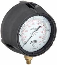 WINTERS Process Pressure Gauge: 0 psi to 60 psi, White, 4 1/2 in Dial, 1/4 in NPT Male, Bottom, PPC (MPN PPC5083-G-SG.). Key specifications — Brand: WINTERS; Pointer Color: Black; Accuracy: ±0.5%; Dial Color: White; Gauge Wetted Parts: Brass / Bronze; Case Material: Phenolic; Vibration Resistance Properties: Liquid-Filled; Pressure Range: 0 psi to 60 psi.