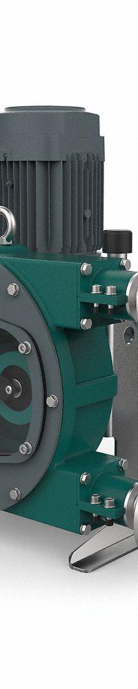 PERIPRO Hose Pump: Three Ph, 1/4 hp, EPDM Hose, 13 mm Hose Dia, 0.48 gpm Max. Flow Rate, ½" MNPT (MPN C 10/0.1-44 QS). Key specifications — Hose Material: EPDM; Brand: PERIPRO; Connections: ½" MNPT.
