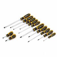 GEARWRENCH Screwdriver Set: 11-20 Pieces, 12 Pieces, Phillips/Slotted Tip, 12 1/2 in Overall Lg (MPN 80051H). Key specifications — attr1205274: GEARWRENCH; attr1205269: 5/16 in.