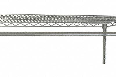 QUANTUM STORAGE SYSTEMS Shelf Hanger/Rail Rod: 72 in W x 1 in H - Hanger Rods for Wire Shelving