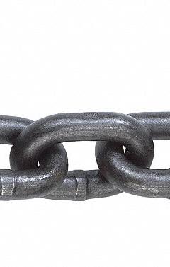 PEERLESS Straight Chain: 1/2 in Trade Size, 80 Chain Grade, Alloy Steel, Grab Hook, 18 in Overall Lg (MPN 574480818). Key specifications — Brand: PEERLESS; Hook Type Included: Grab Hook.