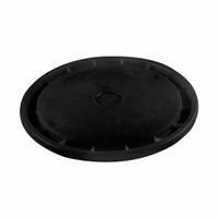 GRAINGER Lid: Snap-On, 12 1/8 in Overall Dia, Black, Plastic, 12 1/8 in Dia. 5/8 in L x 12 1/8 in W (MPN 878HM9). Key specifications — UN Rating Liquids: Not Rated; Brand: GRAINGER; UN Rating Solids: Not Rated; Compatible Grainger Part Number: 878HN4; Material: Plastic; Compatible Manufacturer Model Number: 878HN6.