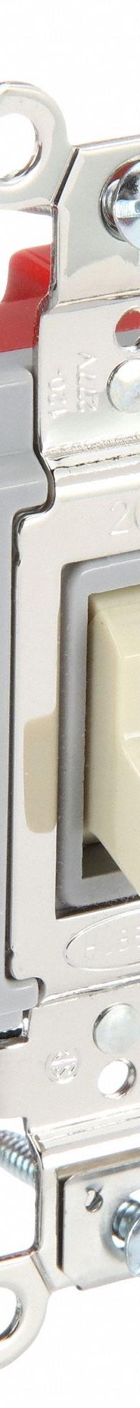 BRYANT Wall Switch: Toggle Switch, 3-Way, Maintained, Ivory, 120/277V AC, 20 A (MPN 4903GLI). Key specifications — Illuminated: Yes; Voltage Rating: 120/277V AC.