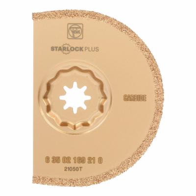 FEIN Oscillating Scraper Blade: 3 9/16 in Blade Wd, 3 9/16 in Blade Lg, Carbide Grit - Starlock Plus Mounted Blades