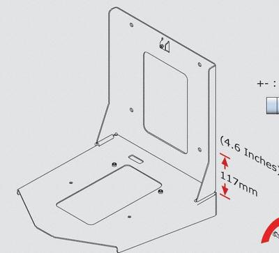 ELGA Wall Mounting Kit: LA771 - Water Purification System Wall Mounting Kits
