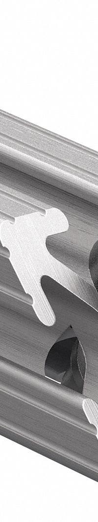 Joining Plate: 45° Support, 10 Series, 12 in x 1 in x 1 in, For 17/64 in Slot Wd, 2 Holes, Gray (MPN 2570). Key specifications — Material: Aluminum; Mounting Type: Slide-In; Brand: 80/20; Finish: Anodized.