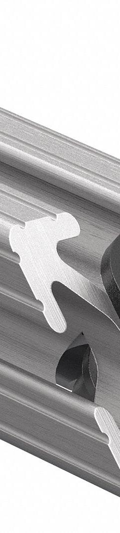 Joining Plate: 45° Support, 10 Series, 12 in x 1 in x 1 in, For 17/64 in Slot Wd, 2 Holes, Gray (MPN 2570). Key specifications — Material: Aluminum; Mounting Type: Slide-In; Brand: 80/20; Finish: Anodized.