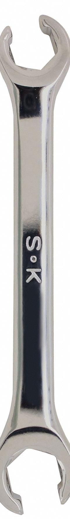 SK PROFESSIONAL TOOLS Flare Nut Wrench: Carbon Alloy Steel, Chrome, 5/8 in_11/16 in Head Size (MPN F2022). Key specifications — attr309723: No; attr309730: Chrome; attr309729: Carbon Alloy Steel; attr324937: SK PROFESSIONAL TOOLS.