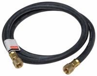 DAYTON Hose: 6 ft Lg, 0° Angle, Black, Rubber, Single Hose, No Valve Termination (MPN 4PDG8). Key specifications — Brand: DAYTON; Includes Valve: No.