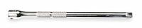 PROTO Socket Extension: 1/4 in Input Drive Size, 1/4 in Output Drive Size, 10 in Overall Lg, Chrome (MPN J4762). Key specifications — attr1204978: Not Insulated; attr1204980: Locking Not Included; attr1204984: PROTO; attr1204970: Chrome.