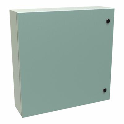 HAMMOND Electrical Enclosure: Steel, 24 in x 24 in x 6 in, NEMA 12/3R/4, Solid Cover - Steel Washdown Enclosures