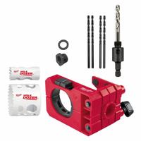 MILWAUKEE Hole Saw Kit: 11 Pieces, 1 5/8 in Max. Cutting Dp, Bi-Metal, 3.5 Teeth per Inch (MPN 49-22-4073). Key specifications — attr1098178: 3.5; attr1098172: MILWAUKEE.
