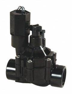 RAIN BIRD In-Line Valve w/Flow Control,3/4": 150 psi Max Working Pressure, 3/4" FPT, 5 in Ht (MPN CPF075). Key specifications — Brand: RAIN BIRD; Connection: 3/4" FPT; Material: Plastic; Product Type: Inline Sprinkler Valve.