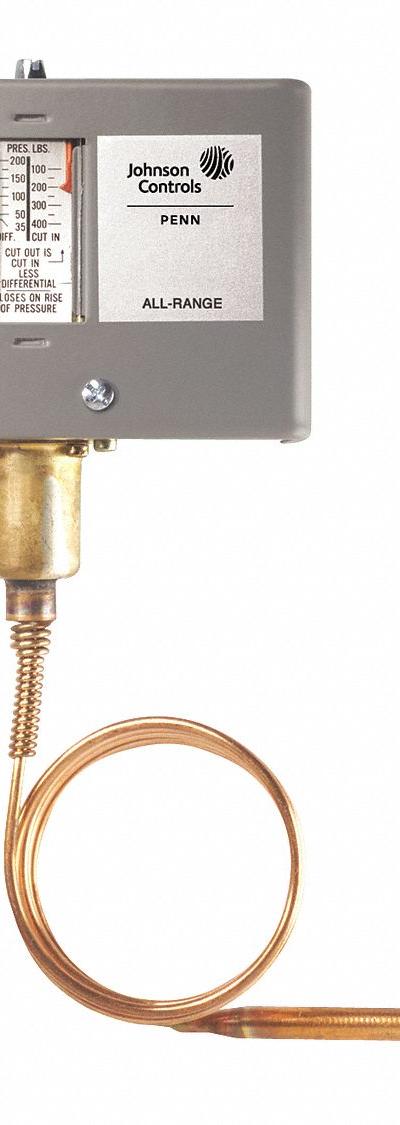 JOHNSON CONTROLS High Pressure Control: High Limit - Single-Pressure Controls