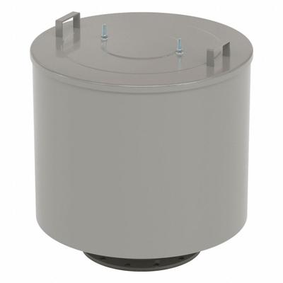 SOLBERG Filter Silencer: 12 in Flange Inlet Size, 4,700 scfm, 31 in Overall Ht - Air Compressor Intake Filters & Silencers