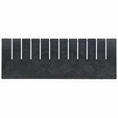 LEWISBINS Divider: 15 1/4 in x 5 1/2 in, Plastic, DC2060-XL (MPN DV1660-NXL BUY 25S). Key specifications — Material: Plastic; Color: Black; Compatible Manufacturer Model Number: DC2060-XL; Brand: LEWISBINS.