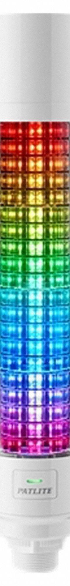 PATLITE Tower Light Assembly: 5 Tier, Sounder Tier Included, IP65, Direct Wire, 60 mm Overall Dia (MPN LB6-20ILWCBW). Key specifications — Manufacturer Part Number: LB6-20ILWCBW; Brand: PATLITE; Operating Voltage: 24V DC.
