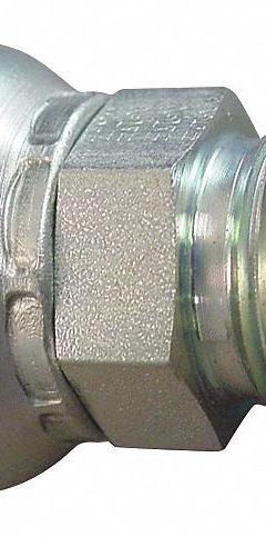 AEROQUIP Hydraulic Tube Fitting: Carbon Steel, Straight, -5 For Hose Dash Size, Female x Genderless (MPN 1AA5MT4). Key specifications — Fitting Gender: Female x Genderless; Fitting Connection Type: JIC x Crimp; Fitting Movement: Straight; Thread Size: 1/2-20"; For Hose Dash Size: -5; Brand: AEROQUIP.