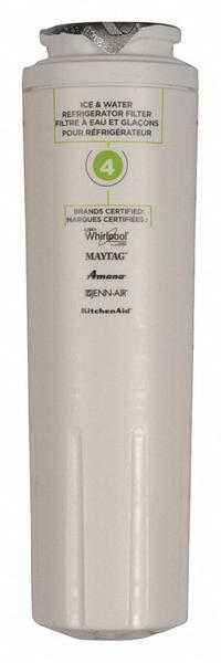 WHIRLPOOL Quick-Connect Water Filter: 8 in Overall Ht (MPN EDR4RXD1). Key specifications — Brand: WHIRLPOOL; Reduces: Objectionable Odors.