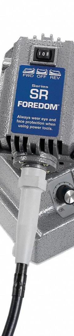 FOREDOM Flex Shaft Motor Kit: 1.5 A Current, Variable Speed, SRM, 18,000 RPM Max. Speed (MPN M.SRM). Key specifications — attr1255004: FOREDOM; attr1255007: Variable Speed.