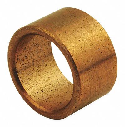 Dayton Sleeve Bearing: Bronze, SAE 841, 5/8 in Bore, 3/4 in OD, 1/2 in Lg, Turbo 68 - Lubricated General Purpose Metallic Sleeve Bearings