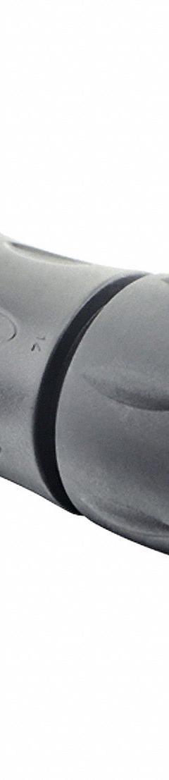 SOURIAU Electrical Connector: Trim Trio UTGX 14, In-Line Receptacle with Cable Gland, 44 A, 600V (MPN UTGX1JC142G1P). Key specifications — attr1043586: 16 AWG to 8 AWG; attr1043574: Contacts Not Included; attr1020114: SOURIAU; attr1043080: 1/3 Bayonet; attr1043085: IP69K; attr1043079: Trim Trio UTGX; attr1043575: Male; attr1043093: 600V.