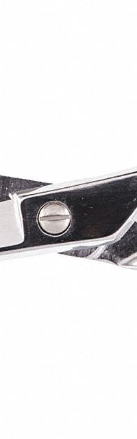 KLEIN TOOLS Safety Scissors: Right-Hand, 6 3/4 in Overall Lg, Straight, Steel, Rounded, Silver (MPN G46HC). Key specifications — attr308500: Steel; attr308502: Silver; attr308505: Right-Hand; attr308522: Textiles; attr324896: KLEIN TOOLS.