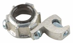RACO Grounding Bushing: Iron, Zinc Plated, 1 in Trade Size, 31/32 in Overall Lg, Insulated (MPN 1214). Key specifications — Insulated: Yes; Brand: RACO.