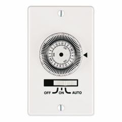 INTERMATIC Wall Switch Timer: 24 hr Max, 20 min Min, SPDT, 120V AC, No Wall Plate Included, White (MPN KM2STU-1G). Key specifications — attr211252: INTERMATIC; attr1070698: No Hold Included.