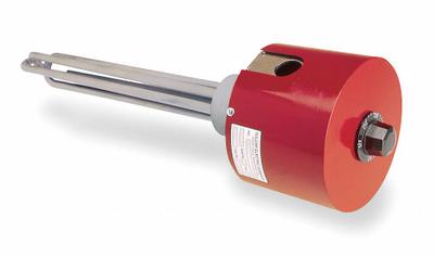 VULCAN Screw Plug Immersion Heater: 1 Phase, 240V AC, 3,000 W Watt, 2 in NPT, 48 W/sq in - Screw-Plug Immersion Heaters