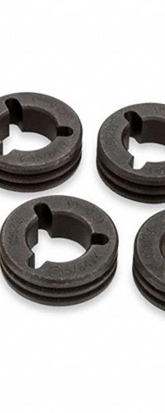 MILLER ELECTRIC Drive Roll Kit: 4-Roll, 5/64 in, V-Knurl, 50 Series (MPN 046796). Key specifications — For Welder Series: Millermatic 350P; For Wire Feeder Series: R-115; For Wire Type: Flux-Cored; Brand: MILLER ELECTRIC; Manufacturer Part Number: 046796.