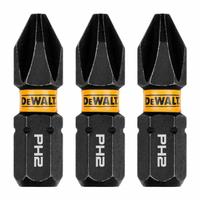 DEWALT Insert Bit: Insert Bit, PH2 Bit Industry Size, #2 Bit Size, Std, 1 in Overall Lg, Hex, 3 PK (MPN DWAF1PH2IR3). Key specifications — attr1119695: DEWALT; attr1119703: S2 Steel; attr1119710: Standard; attr1119708: Hex; attr1202404: #2.